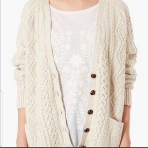 TopShop cable knit sweater
